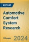 Global and China Automotive Comfort System (Seating system, Air Conditioning System) Research Report, 2024 - Product Image