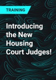 Introducing the New Housing Court Judges!- Product Image