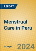 Menstrual Care in Peru- Product Image