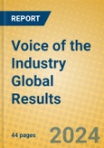 Voice of the Industry Global Results- Product Image