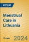 Menstrual Care in Lithuania - Product Thumbnail Image