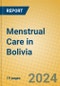 Menstrual Care in Bolivia - Product Image