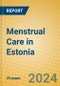 Menstrual Care in Estonia - Product Image