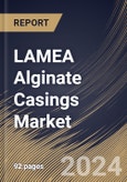 LAMEA Alginate Casings Market Size, Share & Trends Analysis Report By End User, By Usage (Halal, Kosher, and Others), By Application (Meat, Fish, and Vegan), By Type (Flavored, Colored, and Basic), By Country and Growth Forecast, 2023 - 2030- Product Image