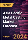 Asia Pacific Metal Casting Market Forecast to 2030 - Regional Analysis - by Product Type, Process, and Application- Product Image