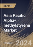 Asia Pacific Alpha-methylstyrene Market Size, Share & Trends Analysis Report By Purity (>99.5% and 95%-99%), By End-use (Automotive, Electronics, Chemical Manufacturing, Personal Care & Cosmetics and Others), By Country and Growth Forecast, 2024 - 2031- Product Image