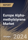 Europe Alpha-methylstyrene Market Size, Share & Trends Analysis Report By Purity (>99.5% and 95%-99%), By End-use (Automotive, Electronics, Chemical Manufacturing, Personal Care & Cosmetics and Others), By Country and Growth Forecast, 2024 - 2031- Product Image