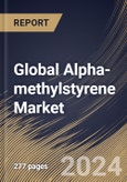 Global Alpha-methylstyrene Market Size, Share & Trends Analysis Report By Purity (>99.5% and 95%-99%), By End-use (Automotive, Electronics, Chemical Manufacturing, Personal Care & Cosmetics and Others), By Regional Outlook and Forecast, 2024 - 2031- Product Image