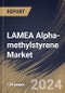 LAMEA Alpha-methylstyrene Market Size, Share & Trends Analysis Report By Purity (>99.5% and 95%-99%), By End-use (Automotive, Electronics, Chemical Manufacturing, Personal Care & Cosmetics and Others), By Country and Growth Forecast, 2024 - 2031 - Product Thumbnail Image