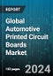 Global Automotive Printed Circuit Boards Market by Type (Double-Sided PCBs, Multi-Layer PCBs, Single-Sided PCBs), Substrate (Flexible, Rigid, Rigid-Flex), Application, Vehicle Type - Forecast 2024-2030 - Product Thumbnail Image