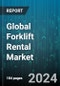 Global Forklift Rental Market by Type of Forklifts (Electric Forklifts, Internal Combustion Forklifts, Narrow Aisle Forklifts), Forklift Capacity (Heavy-duty, Light-duty, Medium-Duty), Industry Verticals - Forecast 2024-2030 - Product Thumbnail Image