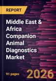 Middle East & Africa Companion Animal Diagnostics Market Size and Forecast (2021 - 2031)- Product Image