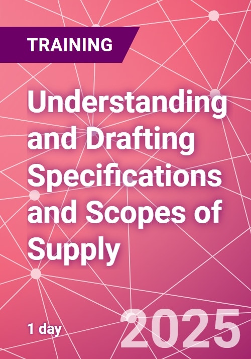 Understanding and Drafting Specifications and Scopes of Supply Training
