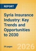 Syria Insurance Industry: Key Trends and Opportunities to 2030- Product Image