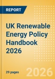 UK Renewable Energy Policy Handbook 2026- Product Image