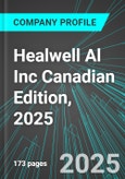 Healwell Al Inc (AIDX:TSE) Canadian Edition, 2025: Analytics, Extensive Financial Metrics, and Benchmarks Against Averages and Top Companies Within its Industry- Product Image