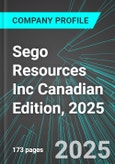 Sego Resources Inc (SGZ:TSX) Canadian Edition, 2025: Analytics, Extensive Financial Metrics, and Benchmarks Against Averages and Top Companies Within its Industry- Product Image