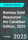 Romios Gold Resources Inc (RG:TSX) Canadian Edition, 2025: Analytics, Extensive Financial Metrics, and Benchmarks Against Averages and Top Companies Within its Industry- Product Image