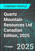 Quartz Mountain Resources Ltd (QZM:TSX) Canadian Edition, 2025: Analytics, Extensive Financial Metrics, and Benchmarks Against Averages and Top Companies Within its Industry- Product Image