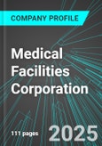 Medical Facilities Corporation (DR:TSE) : Analytics, Extensive Financial Metrics, and Benchmarks Against Averages and Top Companies Within its Industry- Product Image