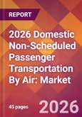 2026 Domestic Non-Scheduled Passenger Transportation By Air: Global Market Size & Growth Report with Updated Country Recession Risk Forecasts- Product Image