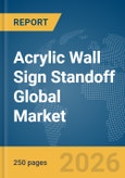 Acrylic Wall Sign Standoff Global Market Report 2026- Product Image