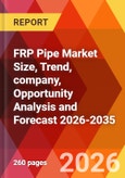 FRP Pipe Market Size, Trend, company, Opportunity Analysis and Forecast 2026-2035- Product Image