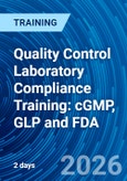 Quality Control Laboratory Compliance Training: cGMP, GLP and FDA (ONLINE EVENT: April 22-23, 2026)- Product Image