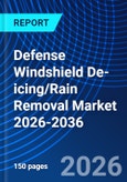 Defense Windshield De-icing/Rain Removal Market 2026-2036- Product Image