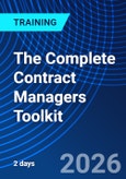 The Complete Contract Managers Toolkit (ONLINE EVENT: September 14-15, 2026)- Product Image