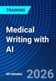 Medical Writing with AI (ONLINE EVENT: June 18, 2026)- Product Image