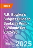 R.R. Bowker's Subject Guide to Books in Print - 6 Volume Set, 2025/26- Product Image