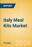 Italy Meal Kits (Prepared Meals) Market Size, Growth and Forecast Analytics, 2024-2029- Product Image