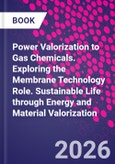 Power Valorization to Gas Chemicals. Exploring the Membrane Technology Role. Sustainable Life through Energy and Material Valorization- Product Image