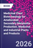 Medicinal Plant Biotechnology for Ameliorated Secondary Metabolite Production. Medicinal and Industrial Plants and Products- Product Image