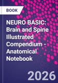 NEURO BASIC: Brain and Spine Illustrated Compendium - Anatomical Notebook- Product Image