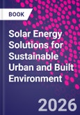 Solar Energy Solutions for Sustainable Urban and Built Environment- Product Image