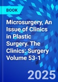 Microsurgery, An Issue of Clinics in Plastic Surgery. The Clinics: Surgery Volume 53-1- Product Image