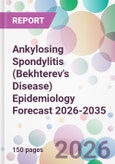 Ankylosing Spondylitis (Bekhterev's Disease) Epidemiology Forecast 2026-2035- Product Image