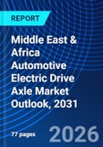 Middle East & Africa Automotive Electric Drive Axle Market Outlook, 2031- Product Image