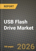 USB Flash Drive Market Outlook 2026-2034: Market Share, and Growth Analysis by Storage Capacity (8 GB and Below, 16 GB, 32 GB, 64 - 128 GB, 256 GB and Above), Interface, Application, Distribution Channel- Product Image