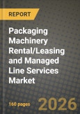 Packaging Machinery Rental/Leasing and Managed Line Services Market Outlook 2026-2034: Market Share, and Growth Analysis by Service Type, Equipment Type, Contract Duration, End-User Industry- Product Image