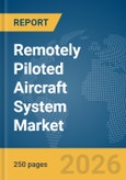 Remotely Piloted Aircraft System Market Global Report 2026- Product Image