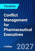 Conflict Management for Pharmaceutical Executives (ONLINE EVENT: February 1-4, 2027)- Product Image