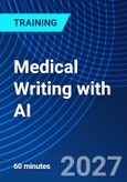Medical Writing with AI (ONLINE EVENT: December 13, 2027)- Product Image