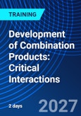 Development of Combination Products: Critical Interactions (ONLINE EVENT: September 15-16, 2027)- Product Image