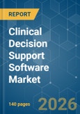 Clinical Decision Support Software - Market Share Analysis, Industry Trends & Statistics, Growth Forecasts (2026-2031)- Product Image