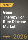 Gene Therapy For Rare Disease Market Outlook 2026-2034: Market Share, and Growth Analysis- Product Image