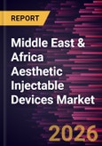 Middle East & Africa Aesthetic Injectable Devices Market Size and Forecast (2021 - 2031)- Product Image