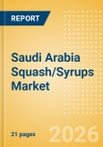 Saudi Arabia Squash/Syrups (Soft drinks) Market Size, Growth and Forecast Analytics, 2024-2029- Product Image